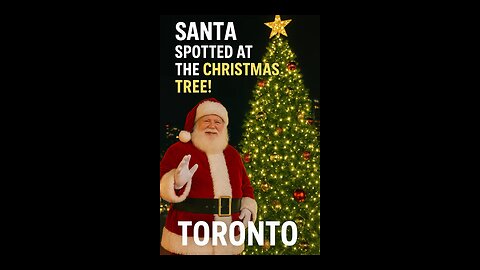 Magical Santa & Christmas Tree in Toronto 🎄✨ | Christmas Vibes 2025