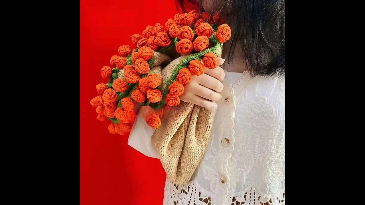 🎁💐 Rose Bouquet Blanket Handmade , The product link is below in the description.