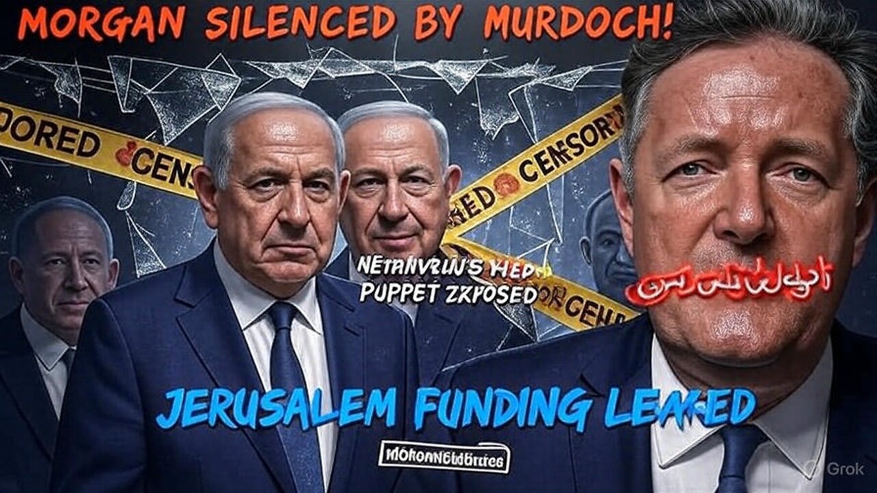 PIERS MORGAN CENSORED: Netanyahu-Murdoch SECRETS EXPOSED! | SHOCKING ARABIC LETTERS REVEAL MEDIA BLACKOUT