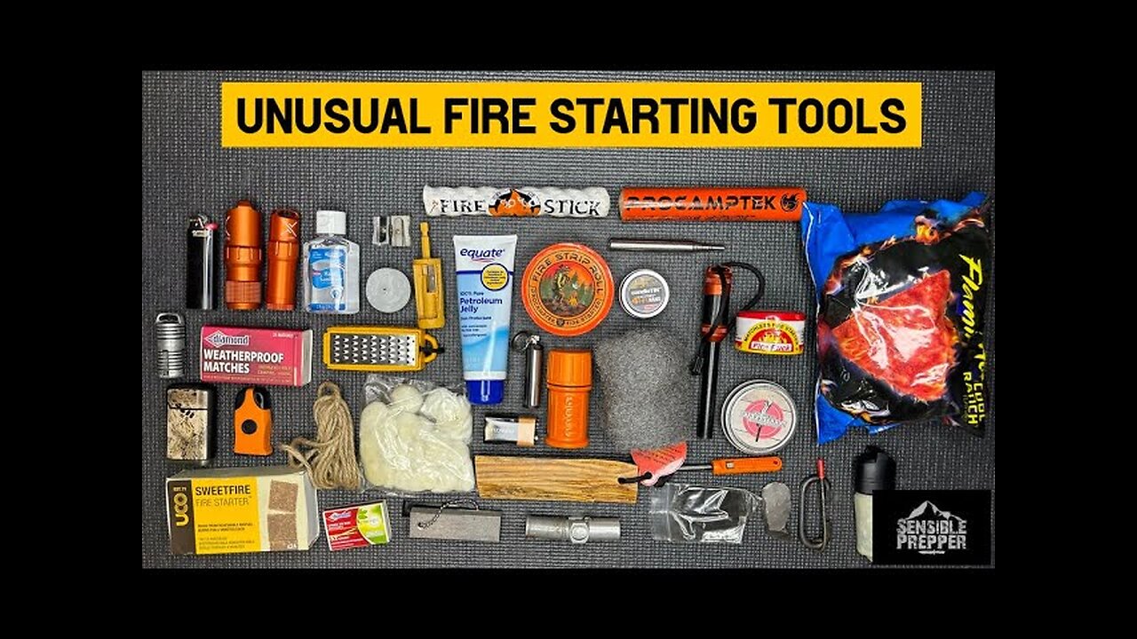 15 Unusual Fire Starting Tricks