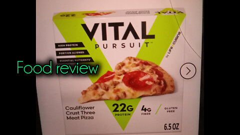 Food review: vital pursuit pizza