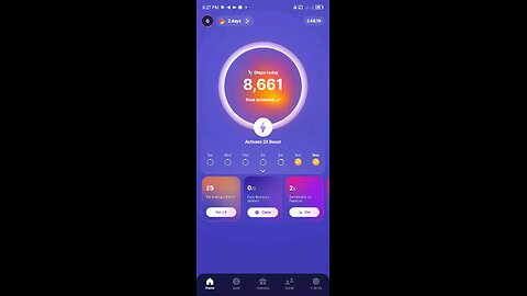 shaking the phone will increase your steps
