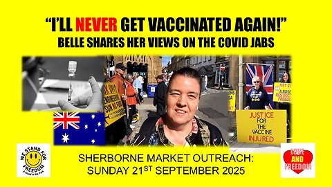 "I'll NEVER get VACCINATED, AGAIN!"