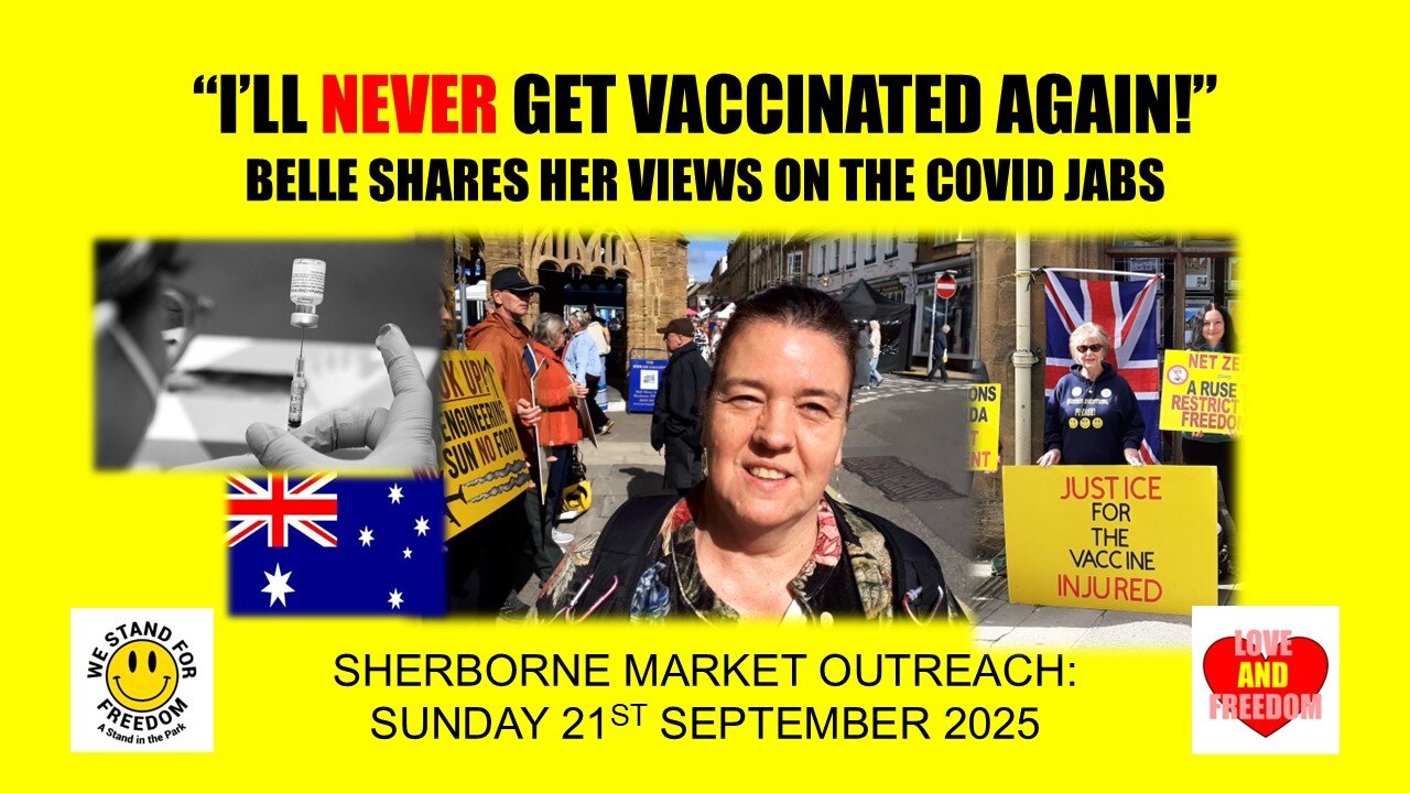 "I'll NEVER get VACCINATED, AGAIN!"