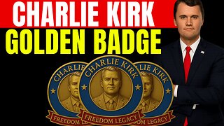 Charlie Kirk Golden Badge Review (💎 SYMBOL OF FREEDOM💎) CHARLIE KIRK LIMITED EDITION BADGE