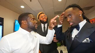 Kai Cenat Reunites With Kevin Hart & Druski... (BET Awards)