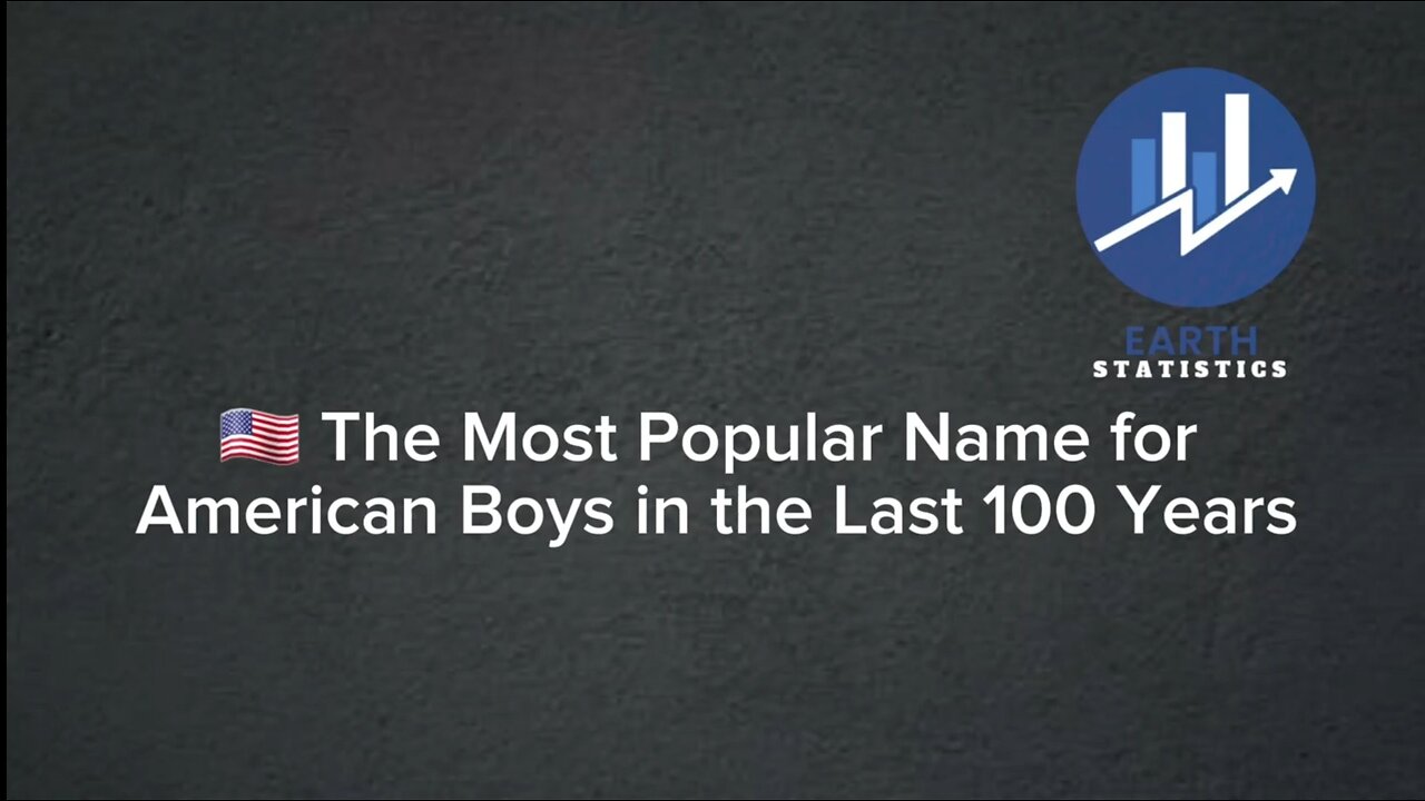 The Most Popular Name for American Boys in the Last 100 Years