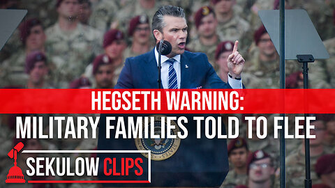 HEGSETH WARNING: Military Families Told to Flee