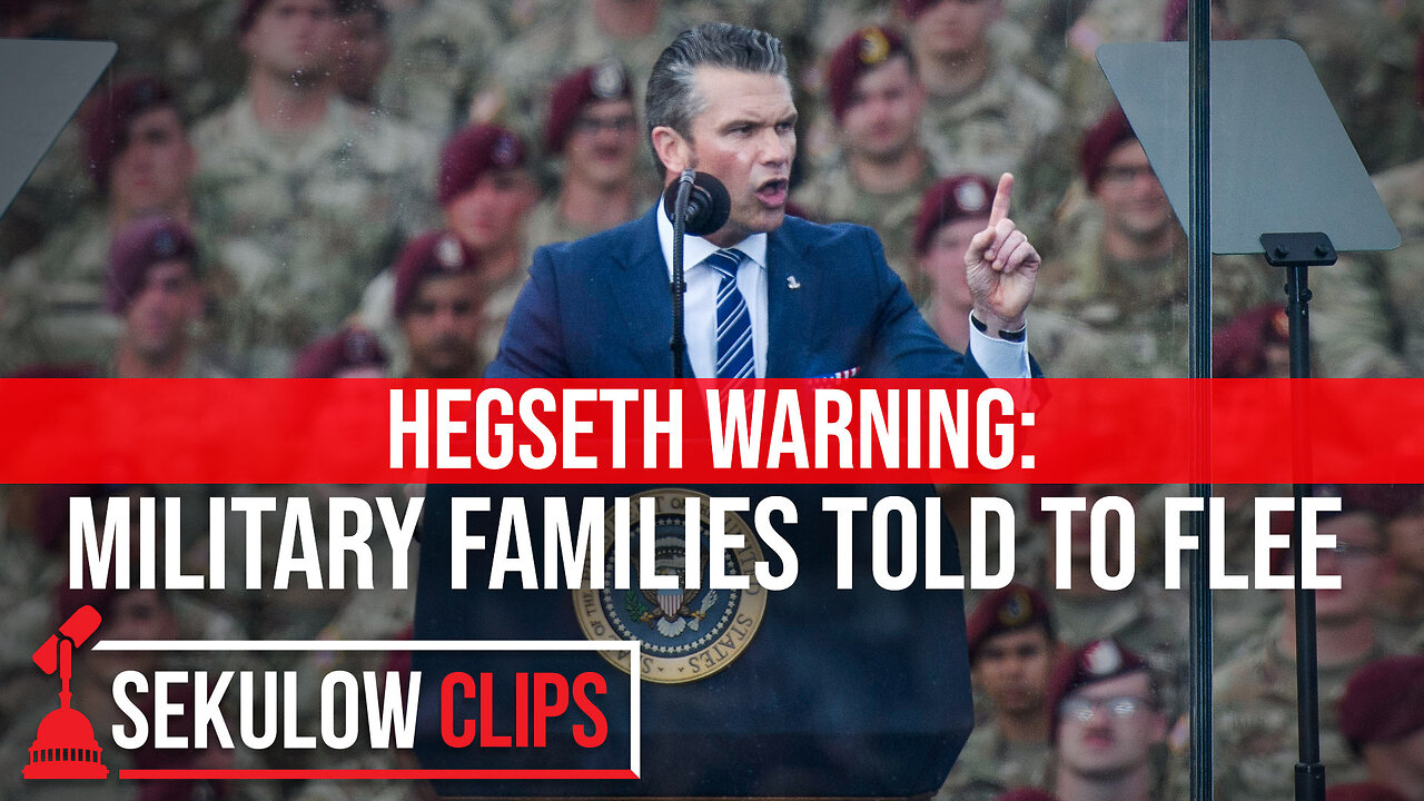 HEGSETH WARNING: Military Families Told to Flee
