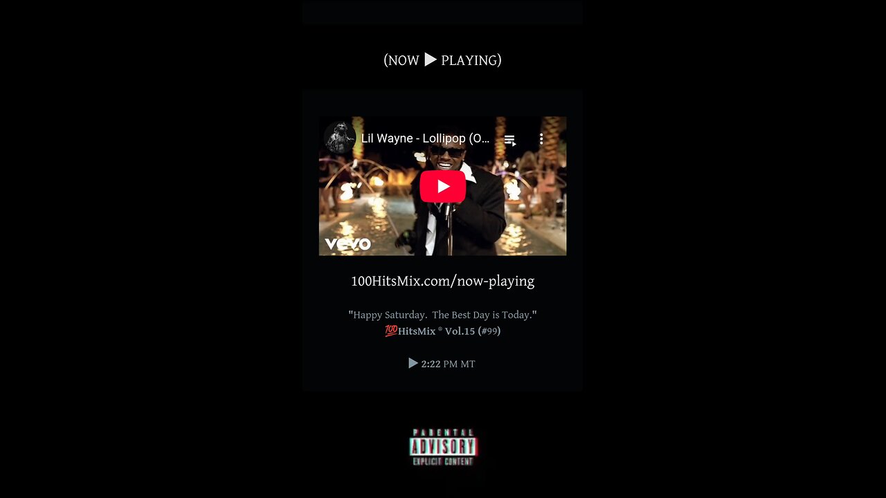 NOW ▶️ PLAYING #LilWayne