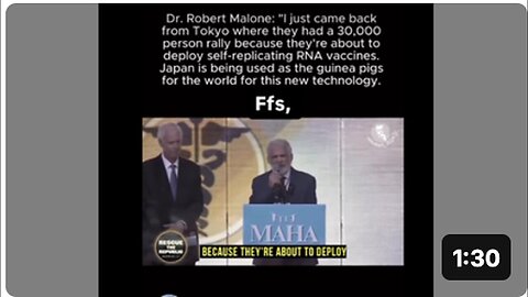 "Dr. Robert Malone Returns from 30,000-Person Rally in Tokyo"