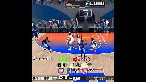 Game Tying 3pt To Force Overtime #clutch #mambamentality #2k25 #nba2k25 #2k #basketball
