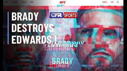 UFC Fight Night London Brady Destroys Edwards