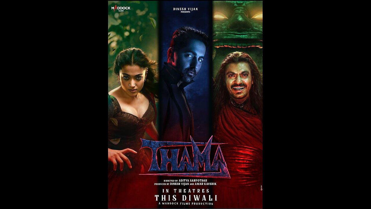 World of Thama - Official Teaser #ayushmannkhurrana #rashmikamandanna #Nawazuddin #horror #comedy