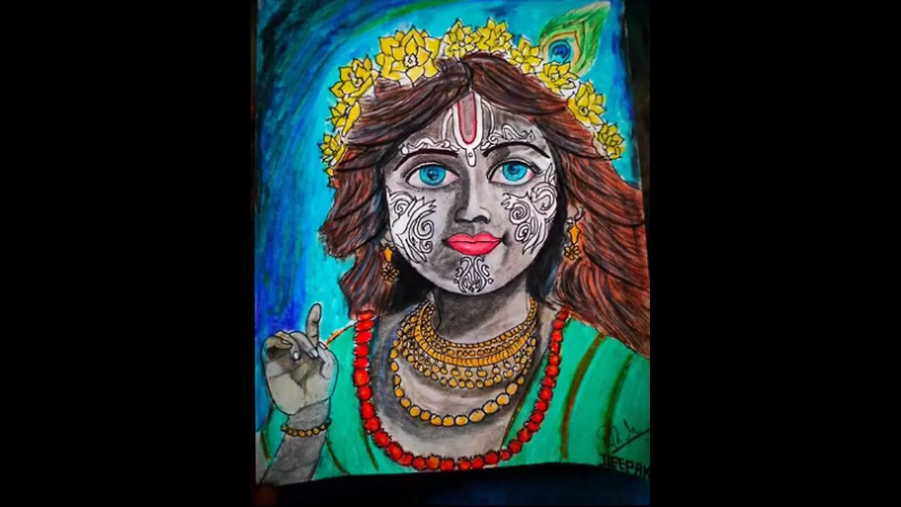 SECRET to Calm Banke Bihari Drawing