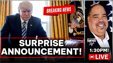 BREAKING NEWS: PRESIDENT TRUMP MAKES SURPRISE ANNOUNCEMENT (IT'S NOT WHAT LIBNUTS THINK IT IS)
