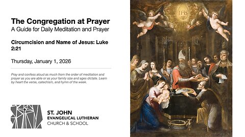 Circumcision and Name of Jesus: Luke 2:21