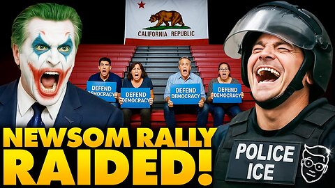 Trump Orders ICE Raids on Gavin Newsom’s Tiny 'Rally' | Gavin Has Hysterical Meltdown LIVE on Stage
			