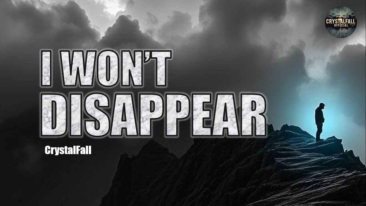 Powerful Song About Holding On. An Emotional Anthem of Strength & Survival | I Won’t Disappear