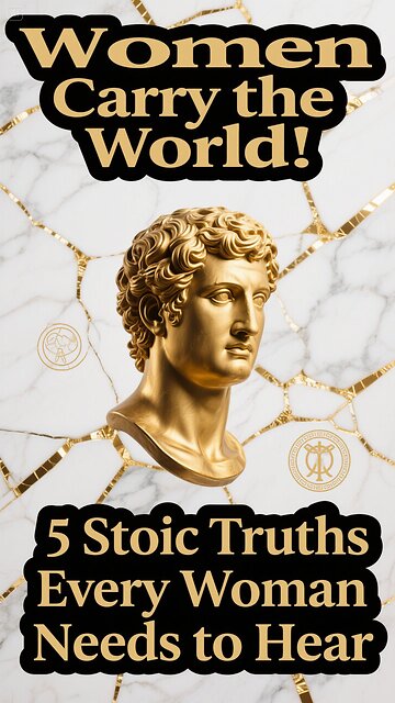 Women Carry the World 5 Stoic Truths Every Woman Needs to Hear🔍#StoicWoman #EmotionalResilience