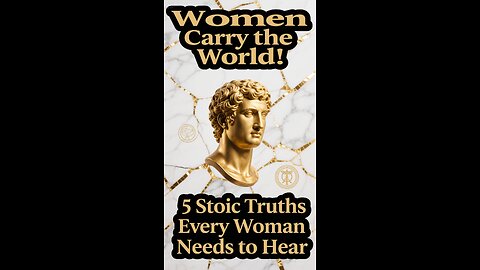 Women Carry the World 5 Stoic Truths Every Woman Needs to Hear🔍#StoicWoman #EmotionalResilience