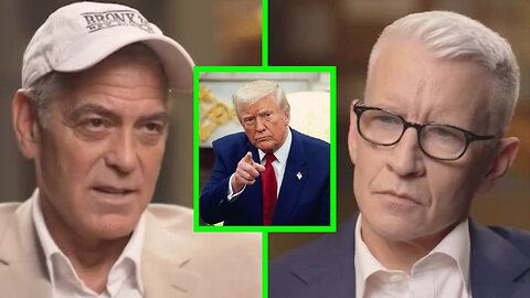 Anderson Cooper Interviews Political “Expert” George Clooney About MAGA and Trumpism!