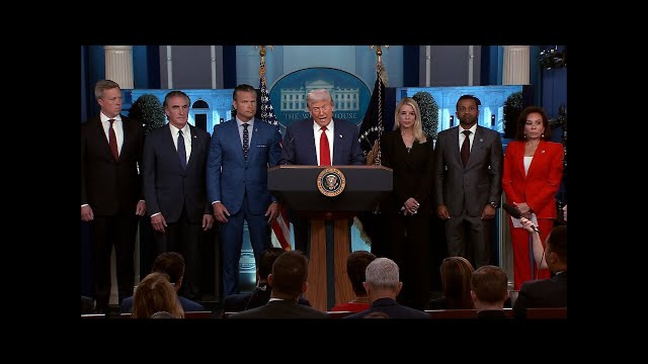 President Trump Holds a Press Conference, Aug. 11, 2025