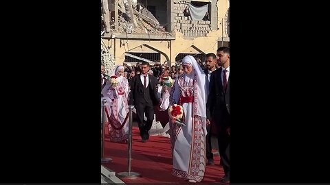 Amid Destruction, Mass Wedding Sparks Joy Among Palestinians in Gaza’s Khan Younis