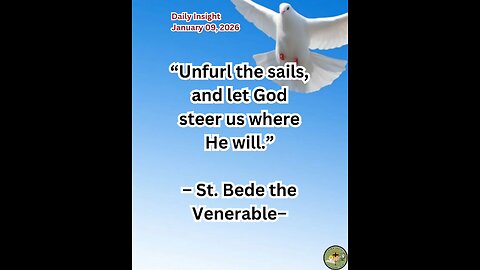 Daily Insight January 09, 2026 #faith #saint #insight