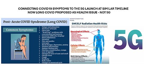 COVID 19 - 5G TOWERS - HEALTH RISK