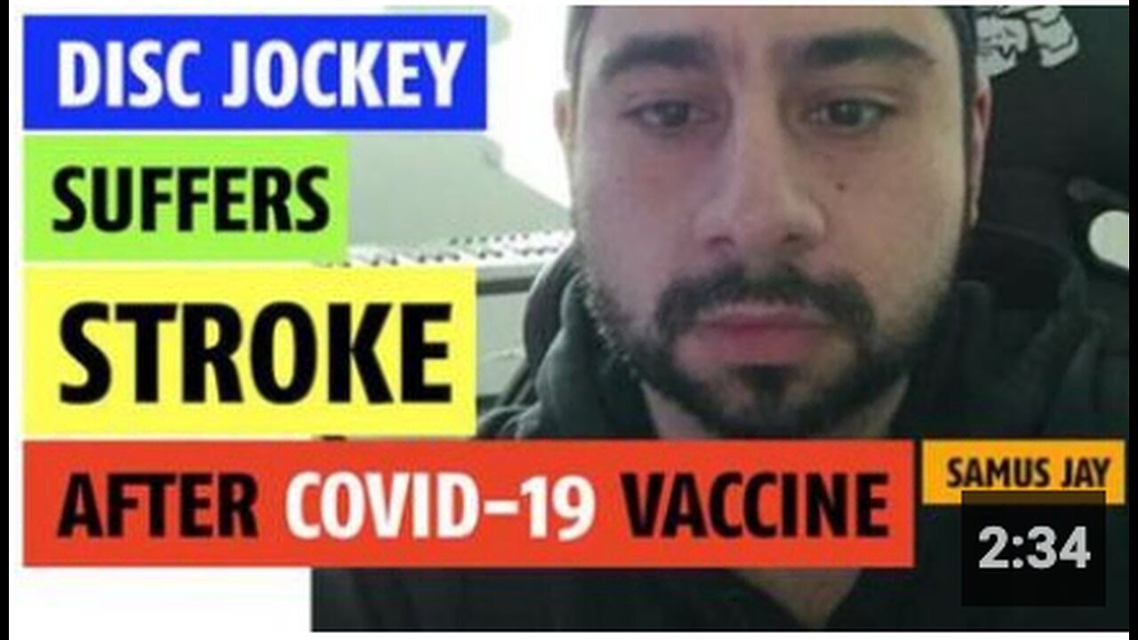 "DJ Experiences Stroke Post-COVID Vaccination"