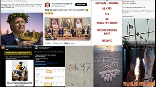 5/18/2025 Trump-Q Alliance Team COMMs, 86/47?? 5:5, 88 MPH, Are U Awake YET??? BQQM 🍿💥🍿🐸
