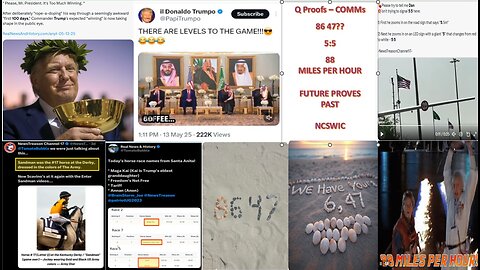 5-18 Trump-Q Alliance Team COMMs, 86/47?? 5:5, 88 MPH, Are U Awake YET??? BQQM 🍿💥🍿🐸