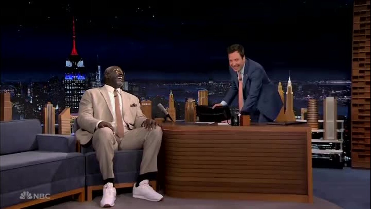 Shaquille O’Neal Promises to Send Two Pairs of Reebok Sneakers to Fallon’s Audience Full of U.S. Service Members