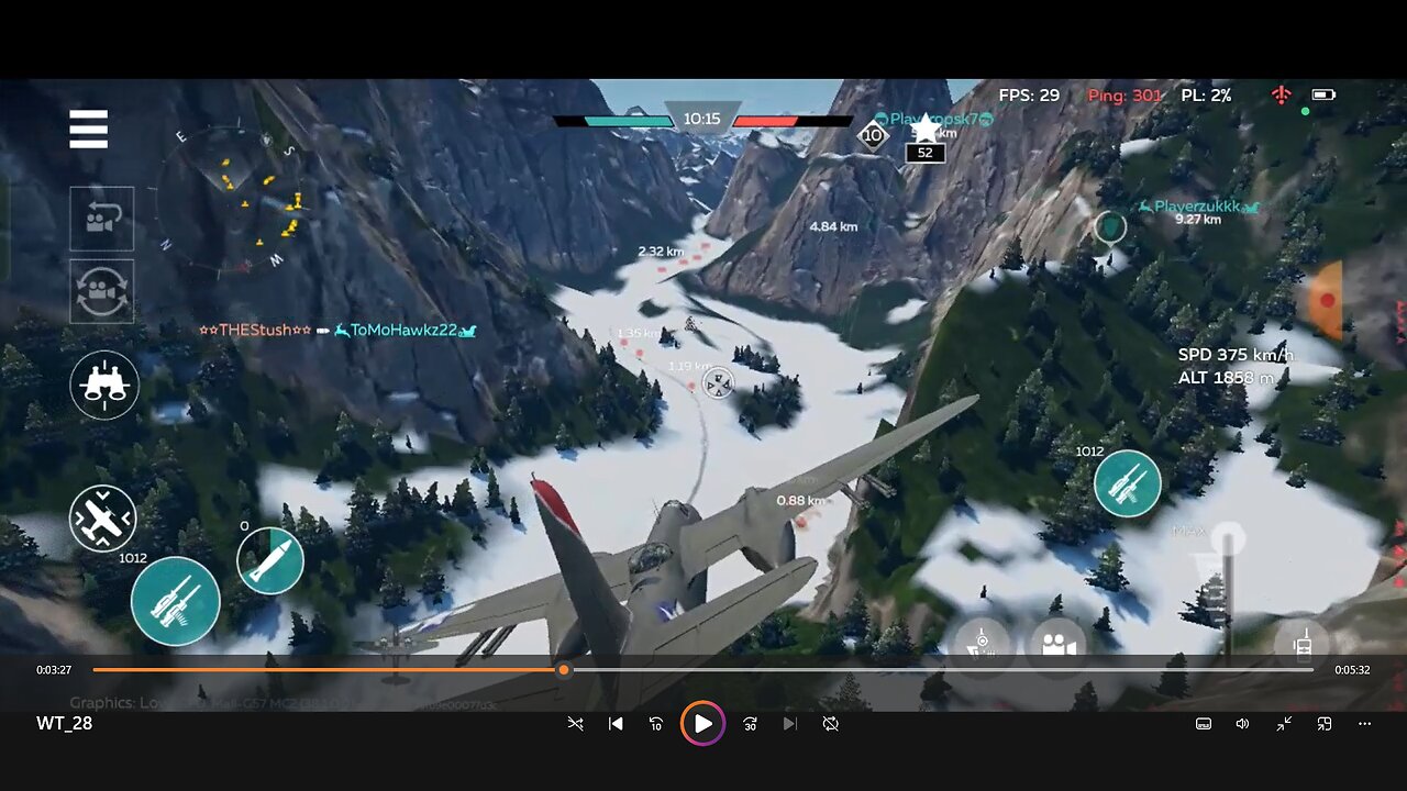 American planes gameplay - Tier 3 A-20G, Tier 4 SB2C-4