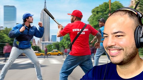 Dario reacts Tyler Oliveira | I Exposed Scammers in NYC! attacked