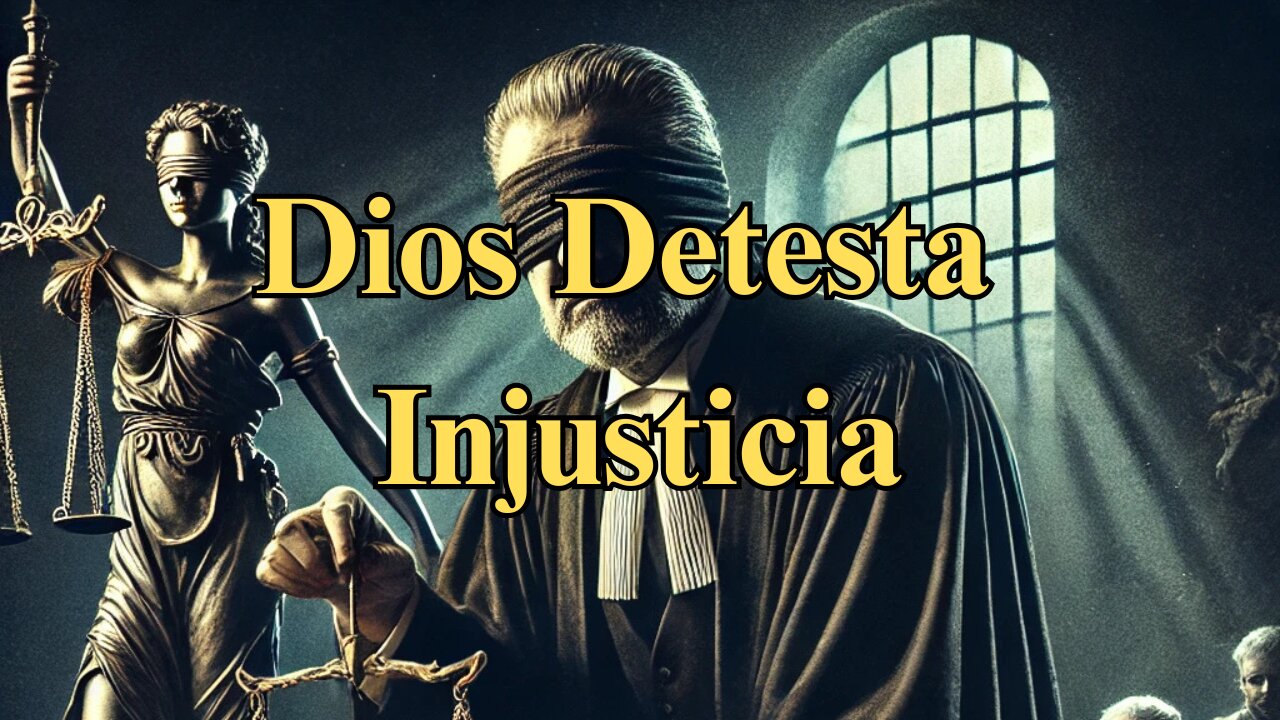 ¿Por qué Dios odia la injusticia?