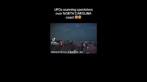 UFO scanner people on the beach