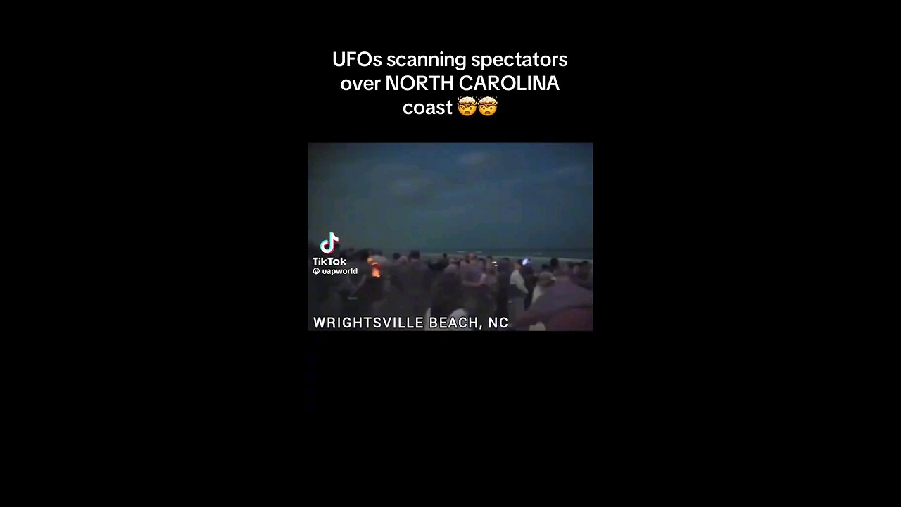 UFO scanner people on the beach