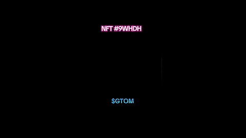 🎨 NFT #9WHDH $GTOM TOKEN 🐱💰 Drop your TON wallet address, maybe you'll receive $GTOM tokens