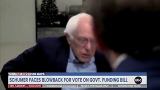 Bernie Threatens Walkout Of Jon Karl Interview When Questions Turn To Possible AOC Senate Run