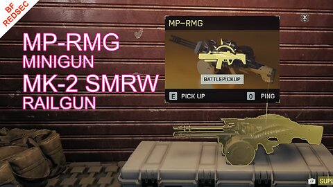 MP-RMG Minigun goes BRRRRR! And the MK-2 SMRW Railgun goes P-TSSCHW! | Battlefield 6 RedSec