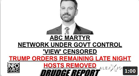 BREAKING EXCLUSIVE: Learn The Secret To Why Jimmy Kimmel & Stephen Colbert Were Canceled After They Celebrated The Censorship Of Alex Jones, Tucker Carlson, & Others