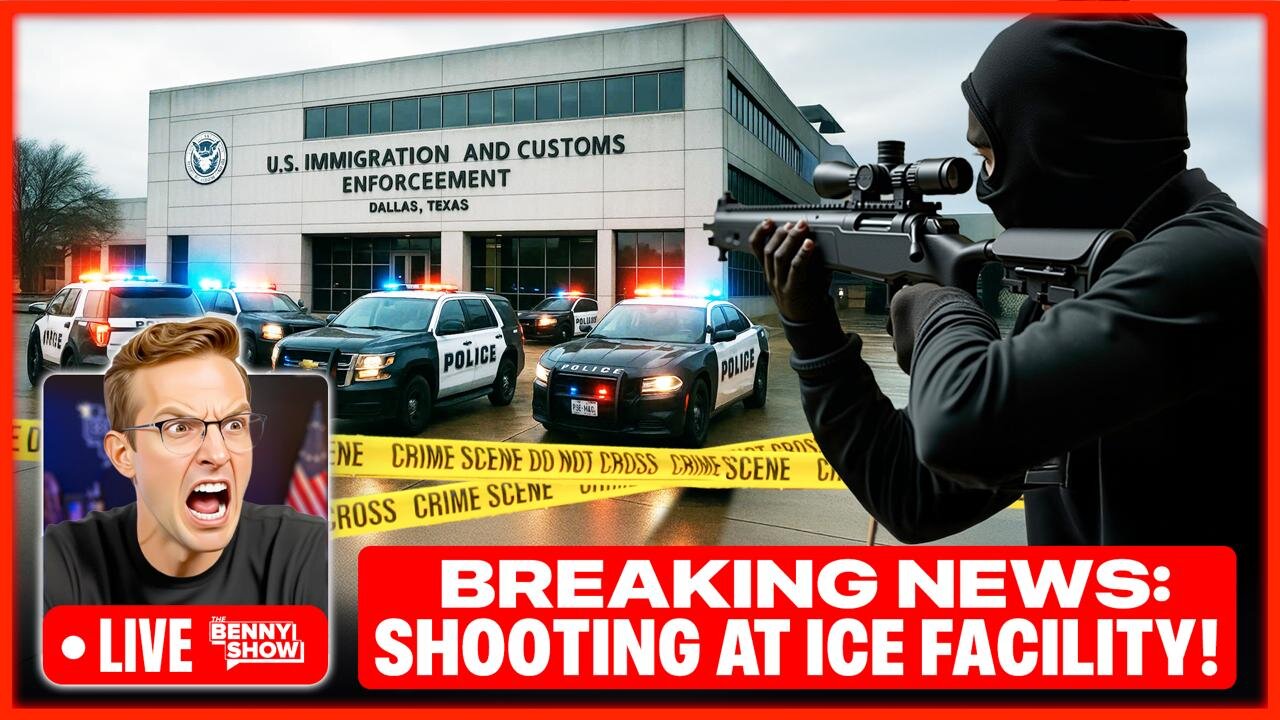 BREAKING: Left-Wing Terrorist Attack at ICE Facility, Sniper Opens Fire | Kimmel Sobs in Non-Apology