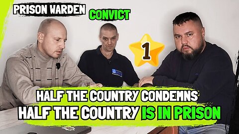 1️⃣ PRISON WARDEN vs CONVICT in captivity in Ukraine 👀 Experimental interview with prisoners Apostol
