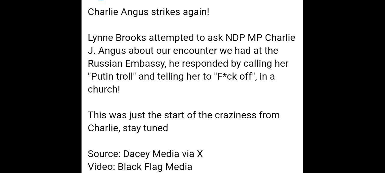 CHARLIE ANGUS : NEW DEMOCRAT PARTY CANADA