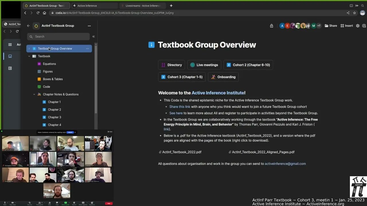 ActInf Textbook Group ~ Cohort 3 ~ Meeting 1 (Welcome and Onboarding)