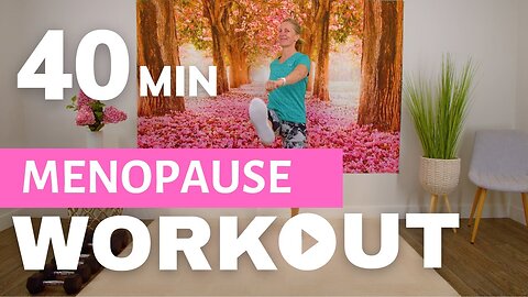 LOSE BELLY FAT with this 40 Minute Menopause Workout!