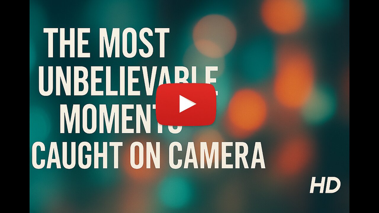 THE MOST UNBELIEVABLE MOMENTS CAUGHT ON CAMERA