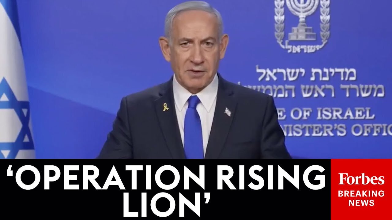 BREAKING NEWS: Israeli Prime Minister Benjamin Netanyahu Discusses Strike On Iran’s Nuclear Targets